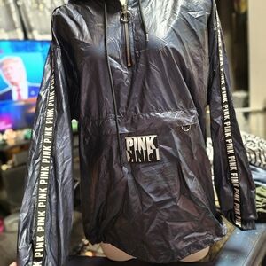 Victoria's Secret Black Windbreaker Top